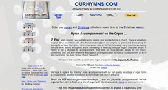 Desktop Screenshot of ourhymns.com